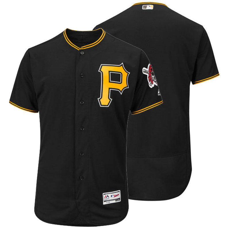 Pittsburgh Pirates Black Authentic Collection Flexbase Team Jersey