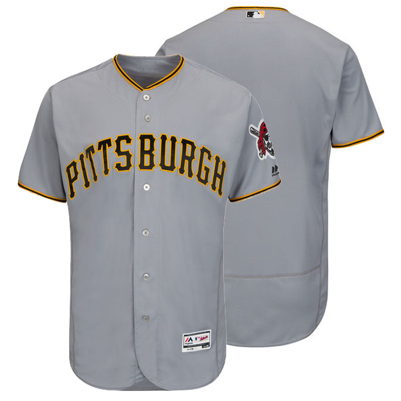 Pittsburgh Pirates Gray Authentic Collection Flexbase Team Jersey