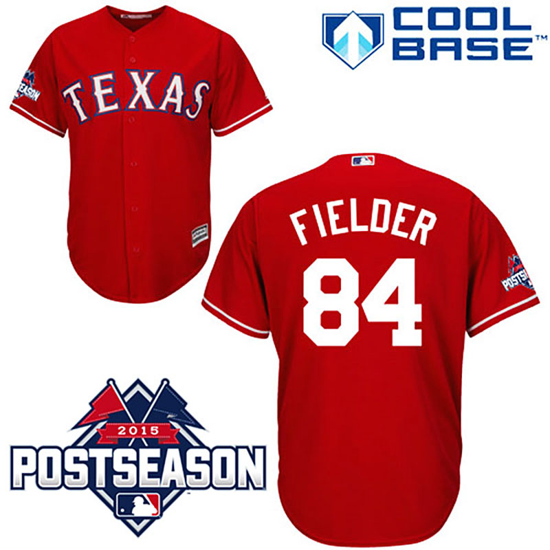 Texas Rangers #84 Prince Fielder Red Cool Base Alternate Jersey