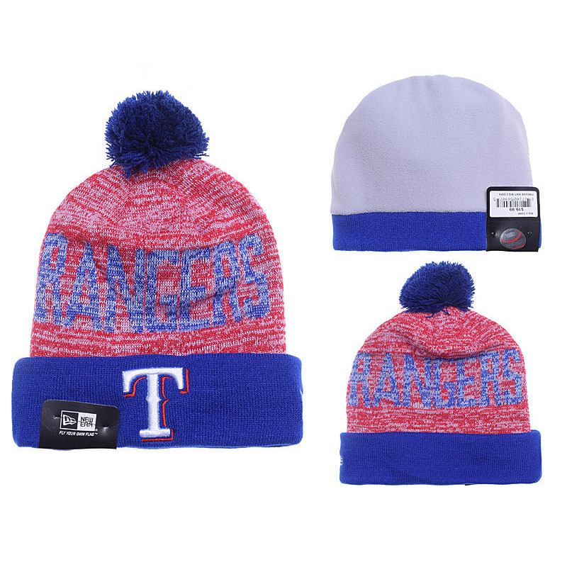 Texas Rangers Red Craze Cuffed Knit Hat