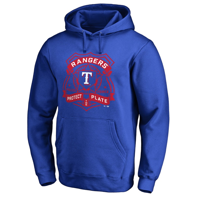 Texas Rangers Royal Police Badge Aunthetic Pullover Hoodie