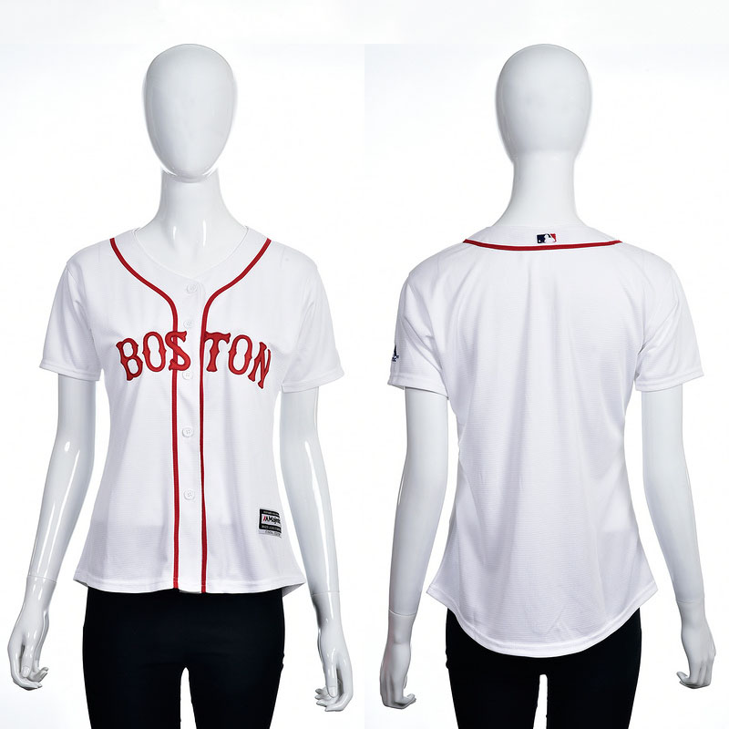 Women's Boston Red Sox White 2016 Cool Base Team Jersey