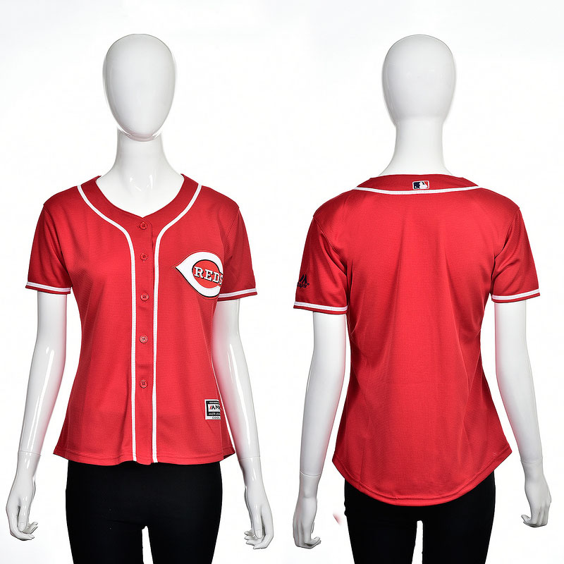 Women's Cincinnati Reds Red 2016 Cool Base Team Jersey