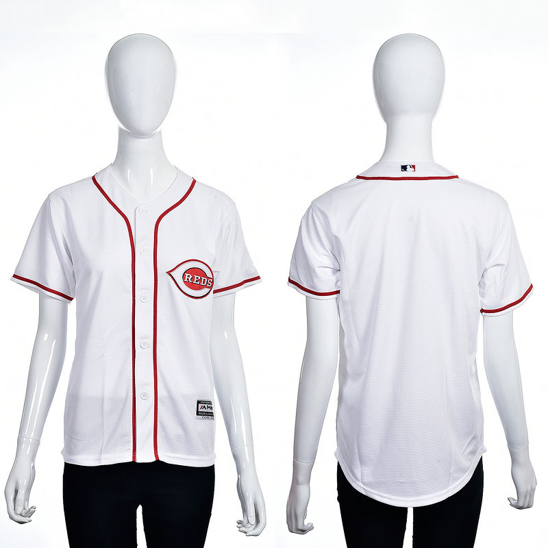 Women's Cincinnati Reds White 2016 Cool Base Team Jersey