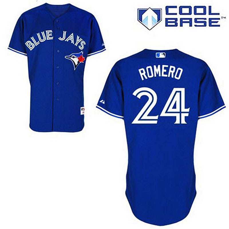 Toronto Blue Jays #24 Ricky Romero Youth Blue New Cool Base Jersey