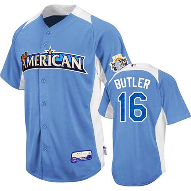 Kansas City Royals #16 Billy Butler Blue 2012 All-Star BP Jersey