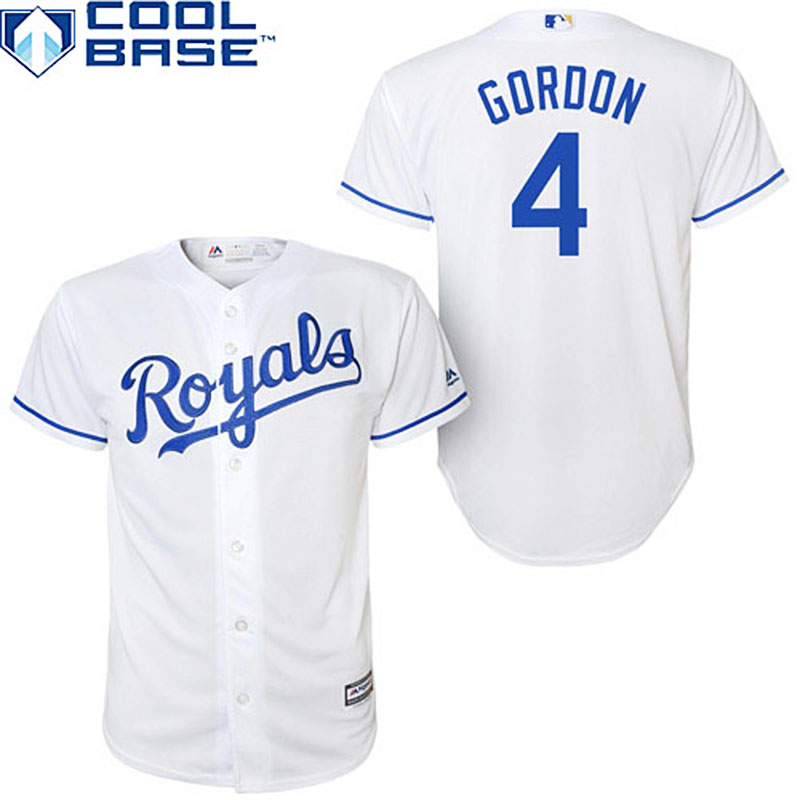 2015 MLB Kansas City Royals #4 Alex Gordon Cool Base Jersey