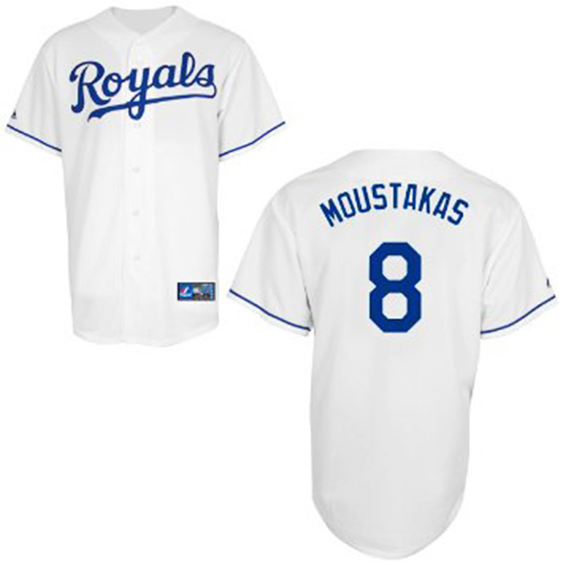 2015 MLB Kansas City Royals #8 Mike Moustakas Cool Base Jersey