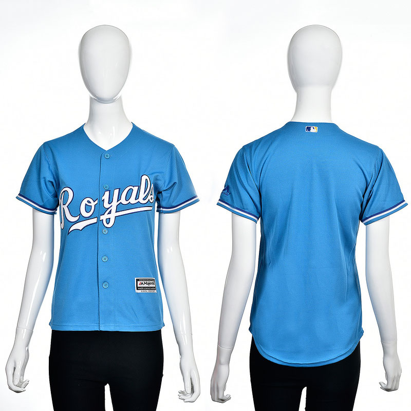 Women's Kansas City Royals Blue 2016 Cool Base Team Jersey