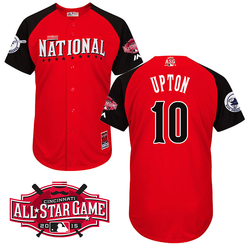 2015 MLB All Star National San Diego Padres #10 Justin Upton Jersey