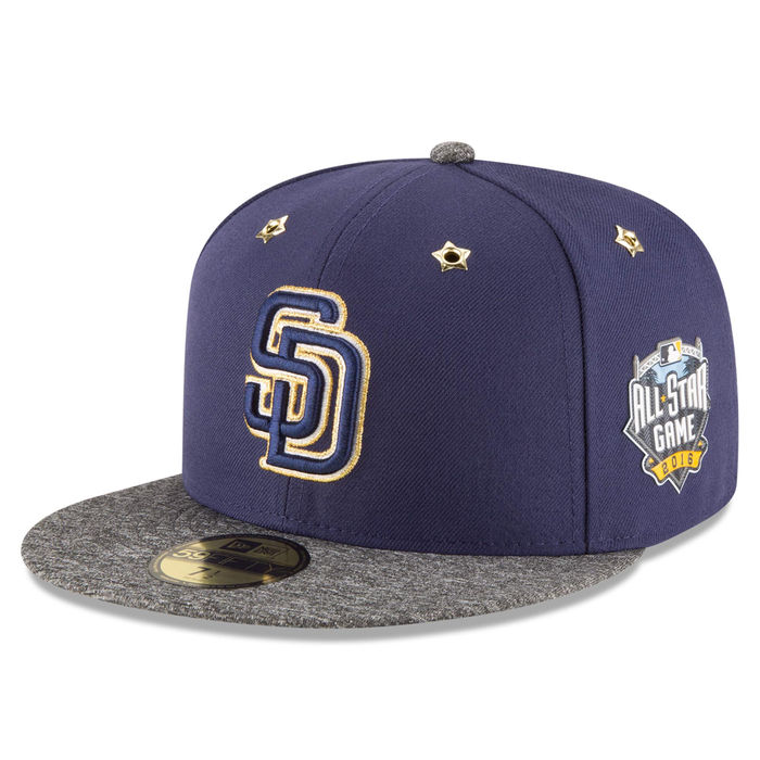 San Diego Padres New Era Navy 2016 MLB All-Star Game Patch 59FIFTY Fitted Hat