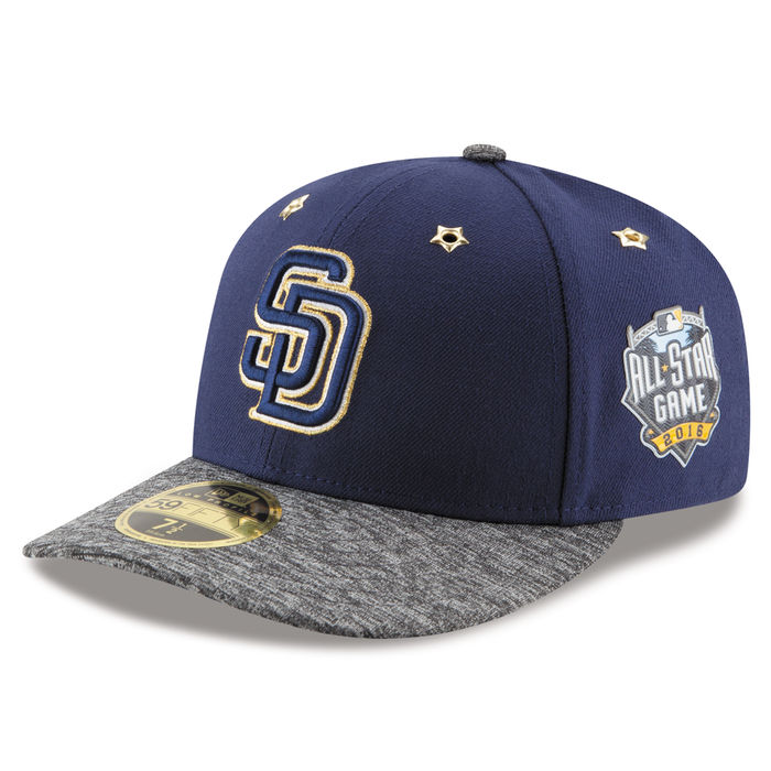 San Diego Padres New Era Navy 2016 MLB All-Star Game Patch Low Profile 59FIFTY Fitted Hat