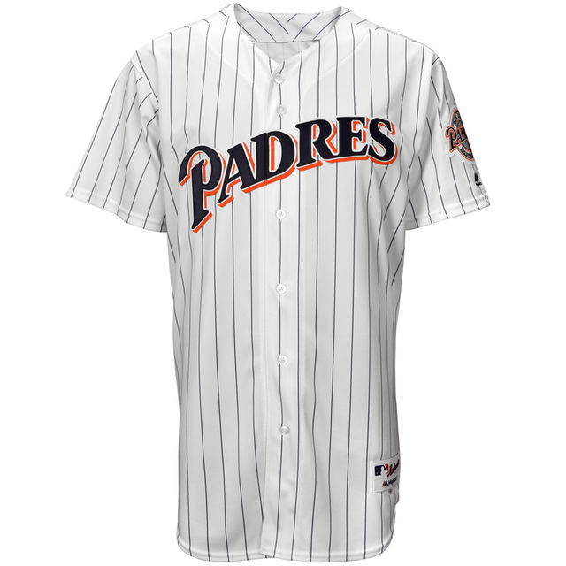 San Diego Padres Majestic White Authentic Turn Back the Clock Team Jersey