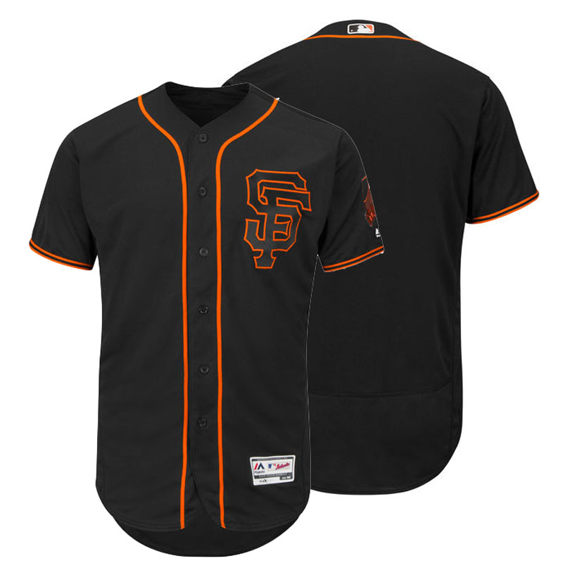 San Francisco Giants Black Flexbase Authentic Collection Team Jersey