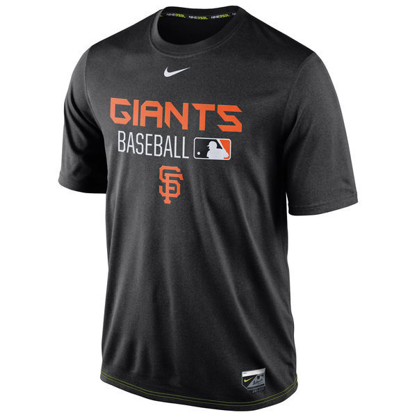 San Francisco Giants Black Legend Team Issue Performance T-Shirt