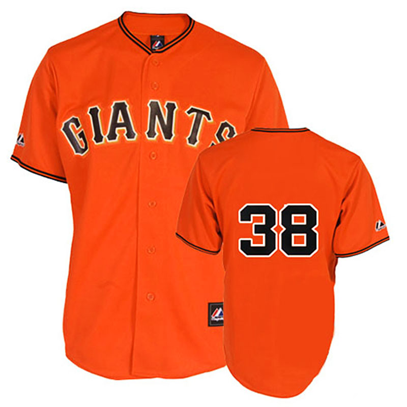 San Francisco Giants #38 Brian Wilson Orange Jersey