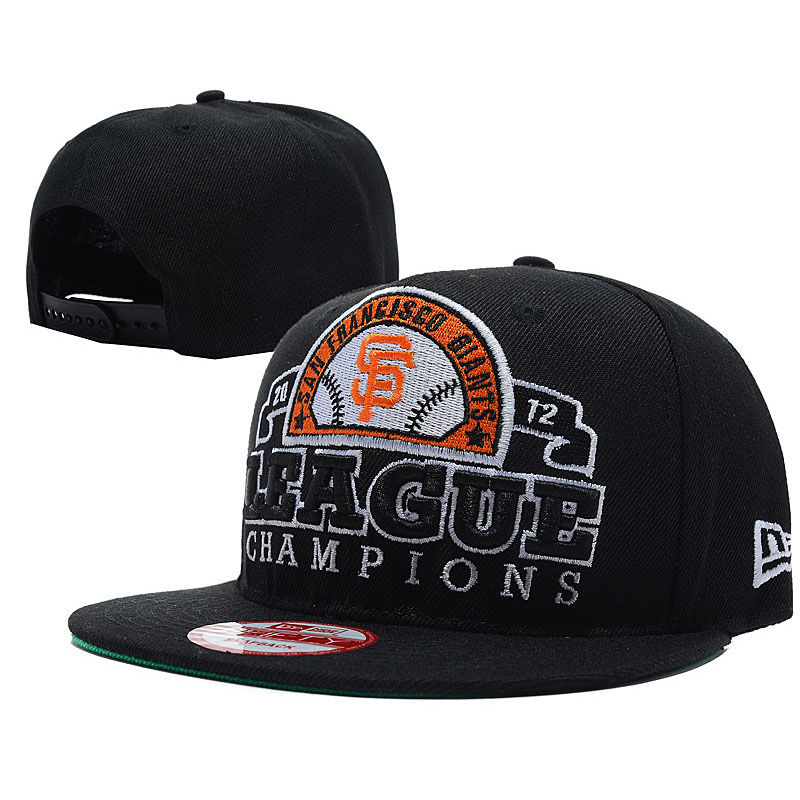 San Francisco Giants New Era 2012 Champion Black Snapback Hat