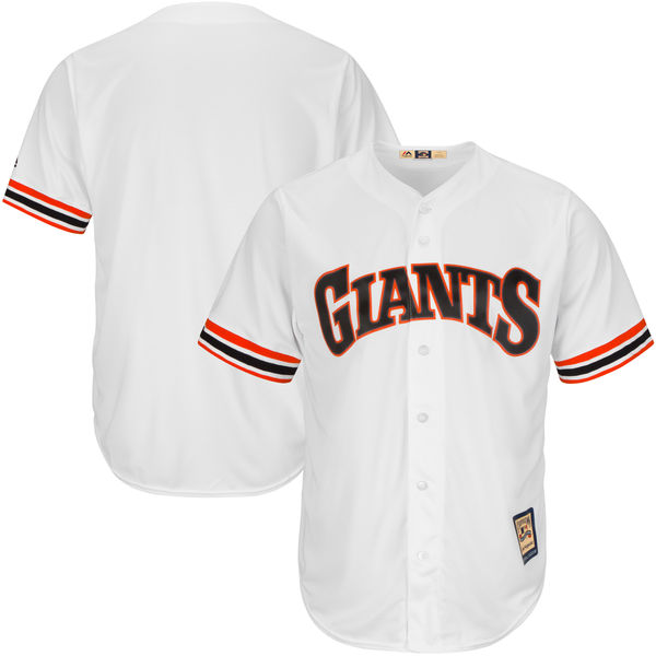 San Francisco Giants White Majestic Cooperstown Cool Base Jersey