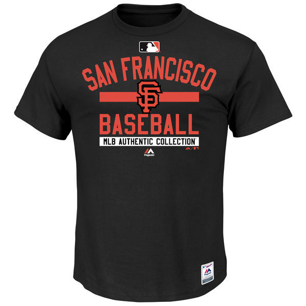 San Francisco Giants Majestic Navy Authentic Collection Team Property T-Shirt