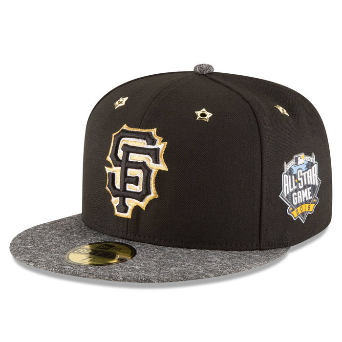 San Francisco Giants New Era Black 2016 MLB All-Star Game Patch 59FIFTY Fitted Hat