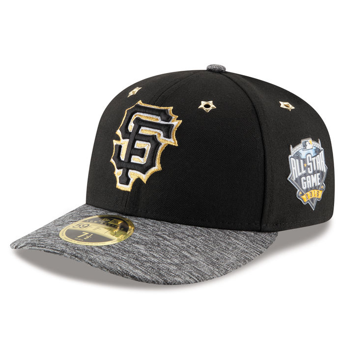 San Francisco Giants New Era Black 2016 MLB All-Star Game Patch Low Profile 59FIFTY Fitted Hat