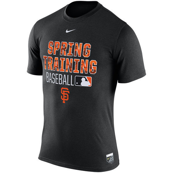 San Francisco Giants Black Wordmark Issue Performance T-Shirt