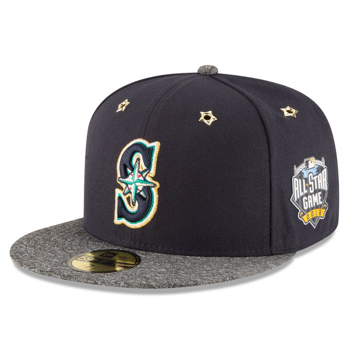 Seattle Mariners New Era Navy 2016 MLB All-Star Game Patch 59FIFTY Fitted Hat