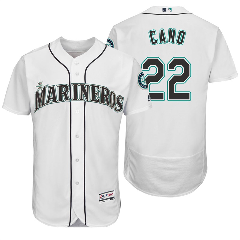 Seattle Mariners Robinson Cano #22 White Hispanic Heritage Flex Base Jersey