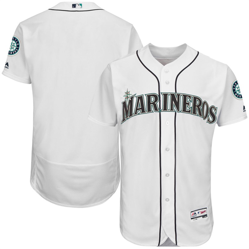 Seattle Mariners White Hispanic Heritage Flex Base Team Jersey