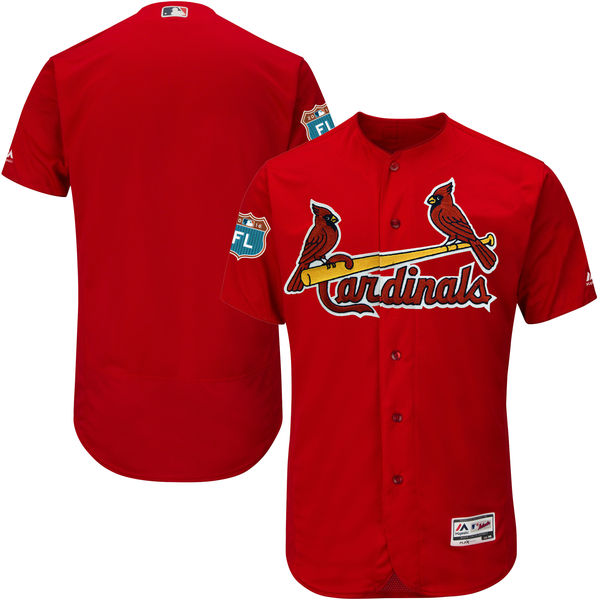 St. Louis Cardinals Scarlet 2016 Spring Training Flexbase Authentic Collection Team Jersey