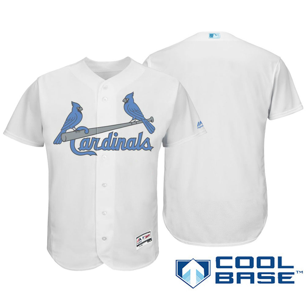 St. Louis Cardinals 2016 Father's Day White Cool Base Team Jersey