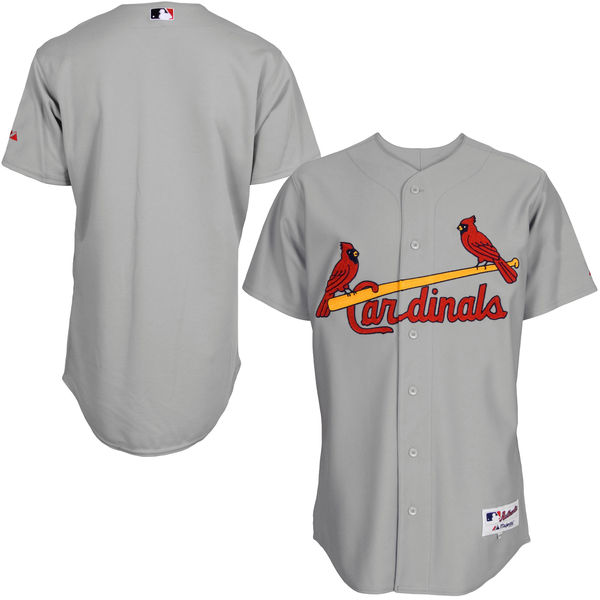 St. Louis Cardinals Majestic Gray Team Authentic Jersey