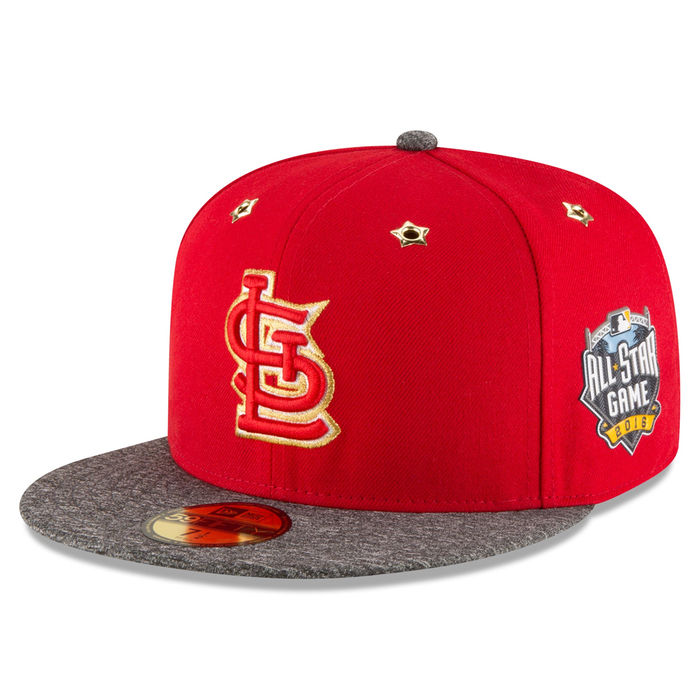 St. Louis Cardinals New Era Red 2016 MLB All-Star Game Patch 59FIFTY Fitted Hat