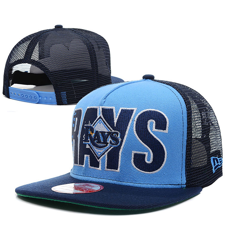 Tampa Bay Rays New Era Blue/Royal Trucker 9FIFTY Snapback Adjustable Hat