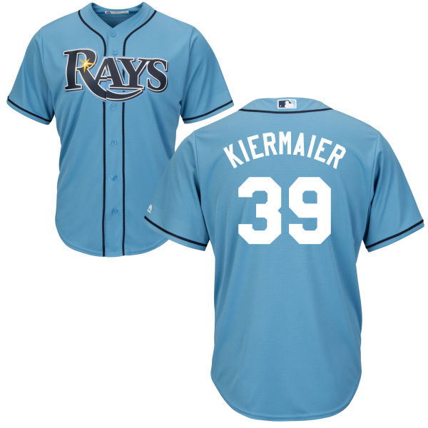 Tampa Bay Rays Kevin Kiermaier #39 Majestic Light Blue Authentic Cool base Jersey