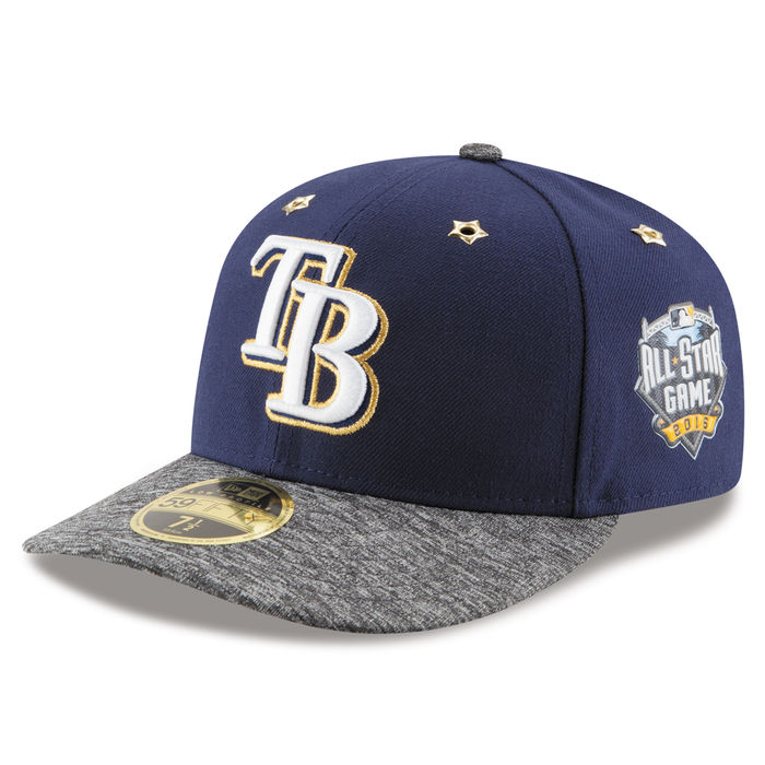 Tampa Bay Rays New Era Navy 2016 MLB All-Star Game Patch Low Profile 59FIFTY Fitted Hat