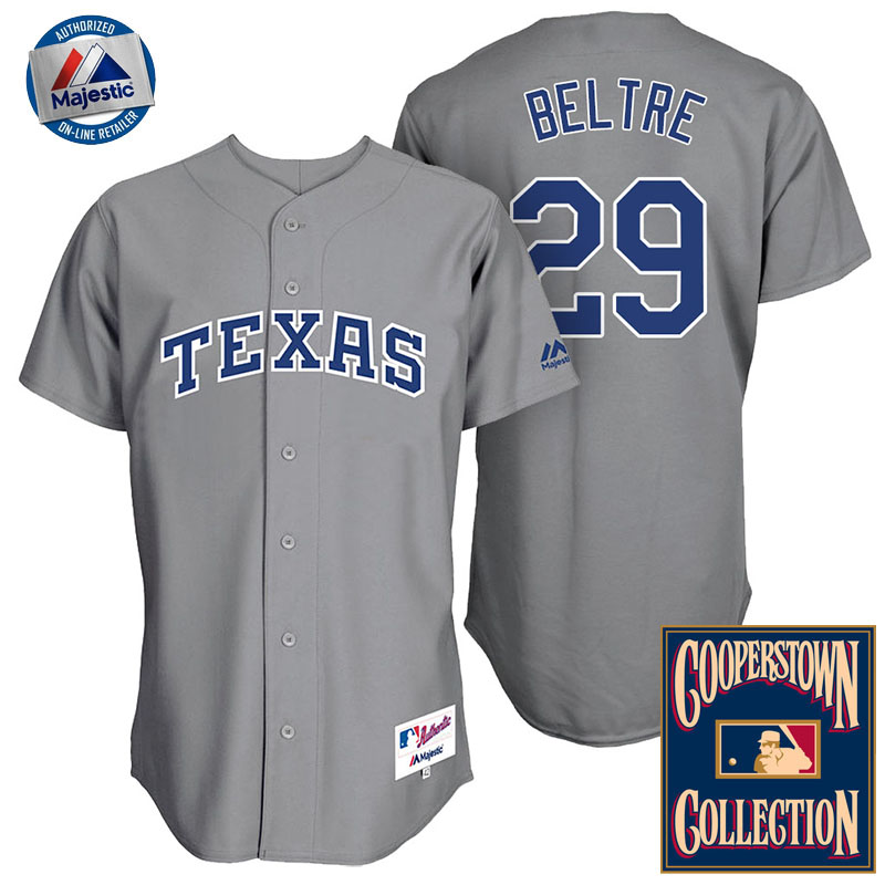 Texas Rangers #29 Adrian Beltre Gray Turn Back The Clock Throwback Jersey