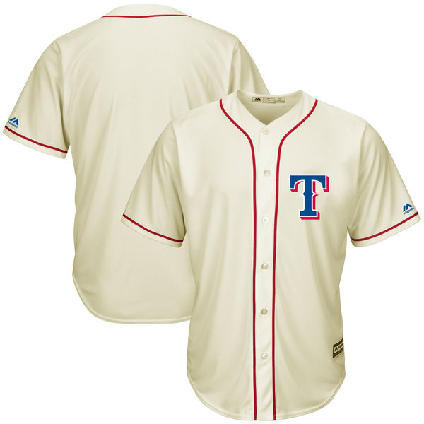 Texas Rangers Cream Cool Base Ivory Fashion Team Jersey