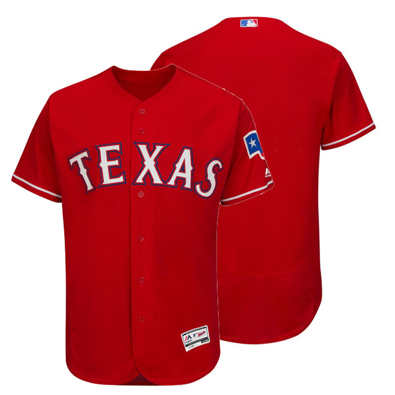 Texas Rangers Red Flexbase Authentic Collection Team Jersey