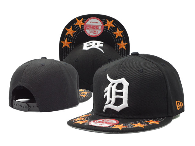 Detroit Tigers New Era Black Adjustable Performance Hat