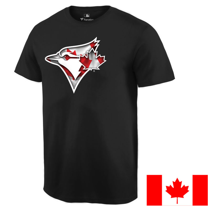 Toronto Blue Jays Black 2016 Canada Day Issue Performance T-Shirt