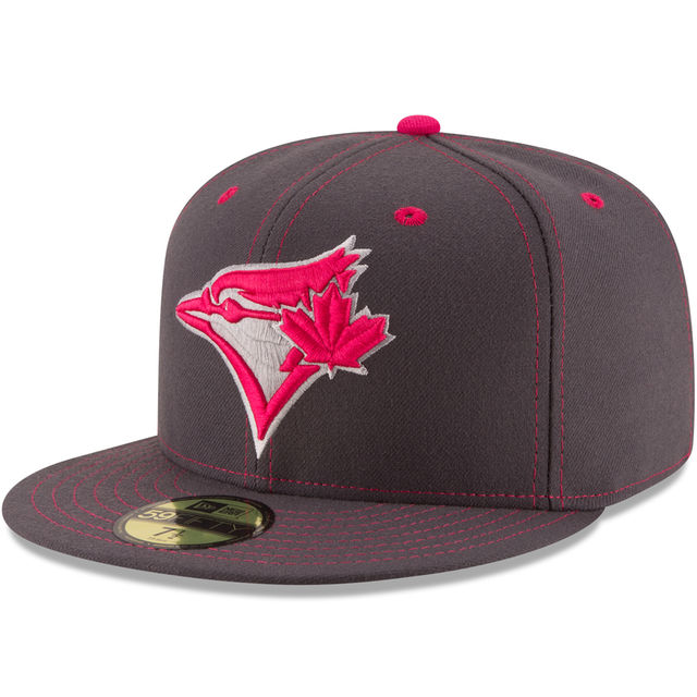 Toronto Blue Jays New Era Graphite 2016 Mother's Day 59FIFTY Fitted Hat