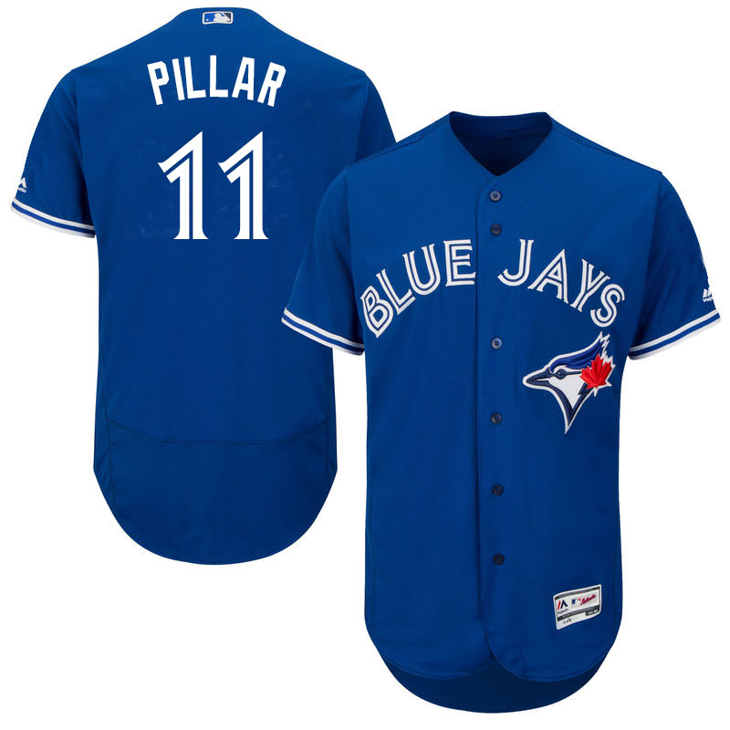 Toronto Blue Jays #11 Kevin Pillar Royal Flexbase Authentic Collection Jersey