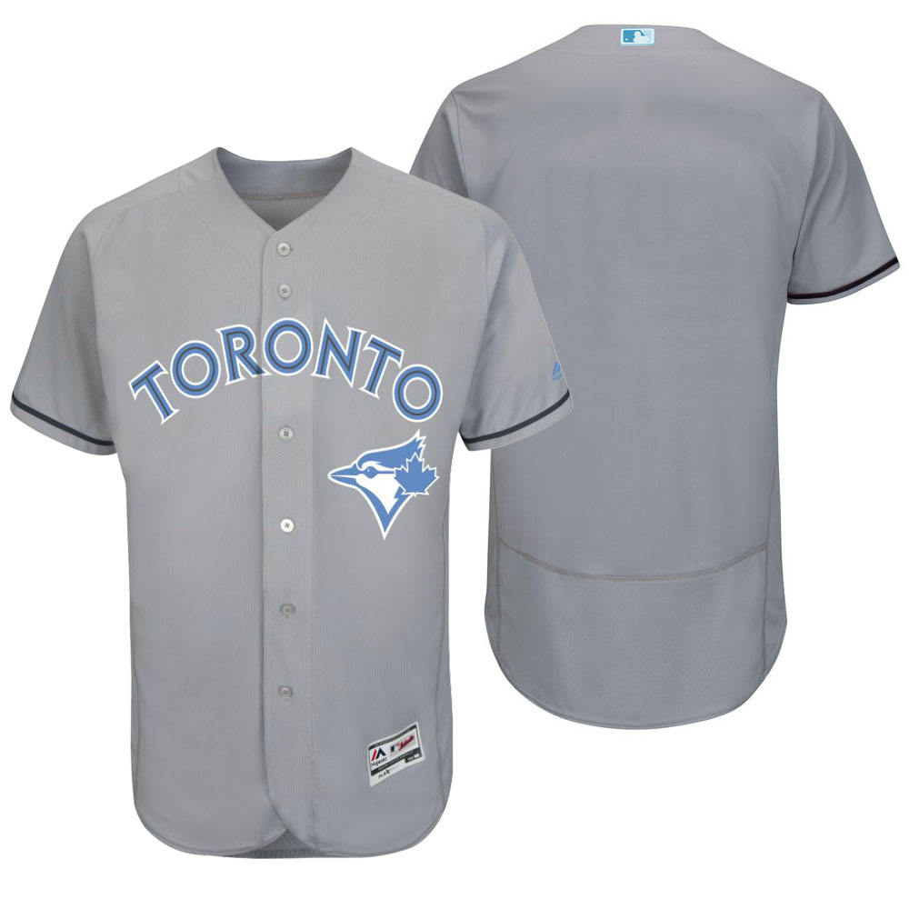 Toronto Blue Jays 2016 Father's Day Gray Flex Base Team Jersey