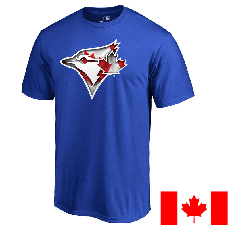 Toronto Blue Jays Royal 2016 Canada Day Authentic Team T-Shirt