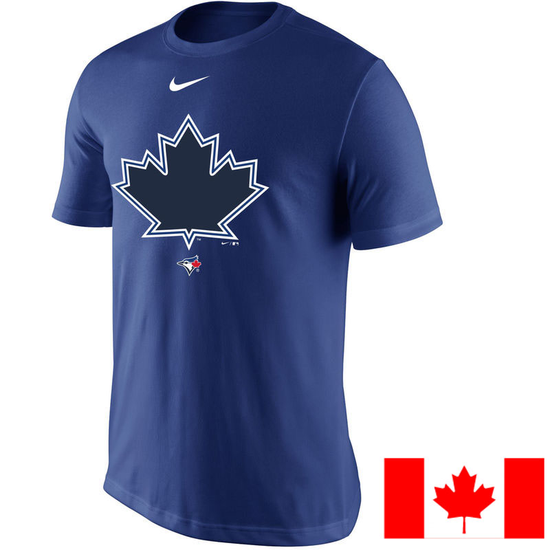 Toronto Blue Jays Royal 2016 Canada Day Maple Leaf Team T-Shirt