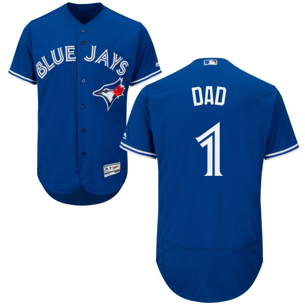 Toronto Blue Jays Majestic Royal Father's Day Gift Authentic Jersey