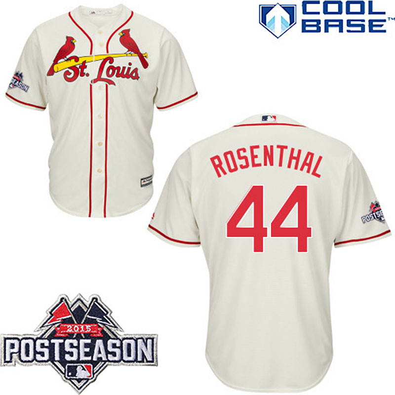 St. Louis Cardinals #44 Trevor Rosenthal Beige Cool Base Alternate Jersey