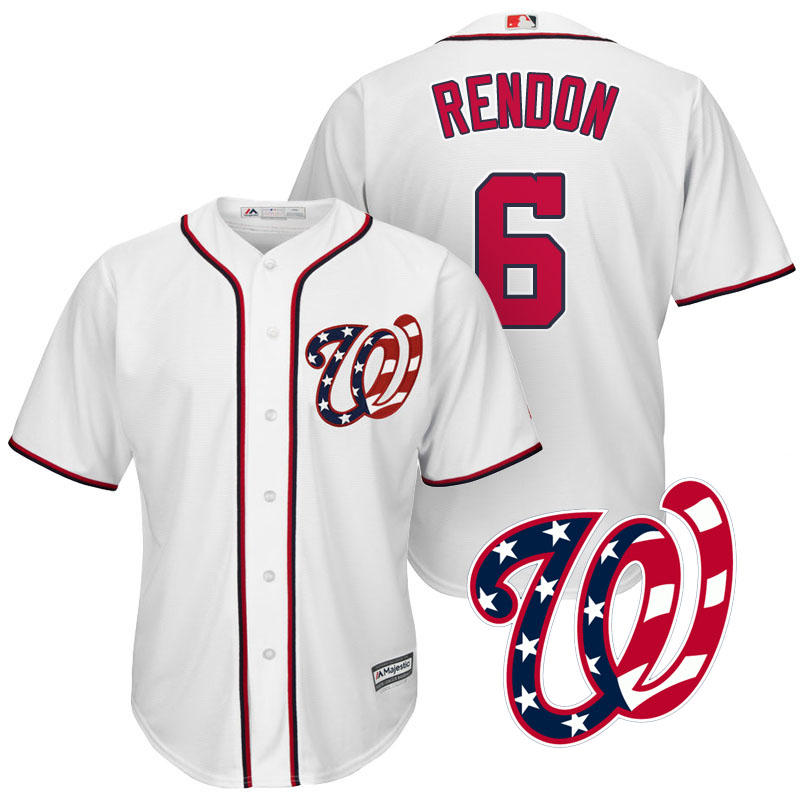 Washington Nationals Anthony Rendon #6 White 2017 Cool Base Jersey