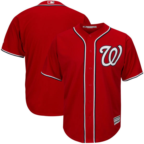 Washington Nationals Majestic Red Cool Base Team Jersey